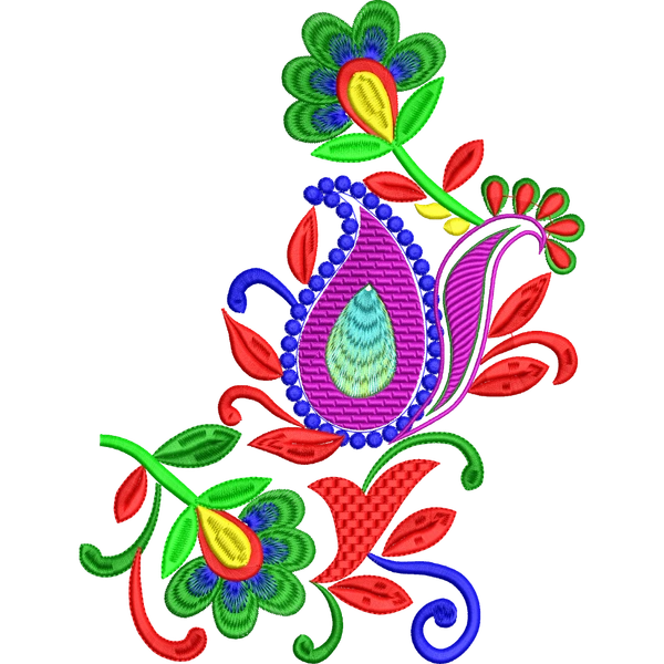 Blouse Design No :MSM - 960 - Butta, U Shape