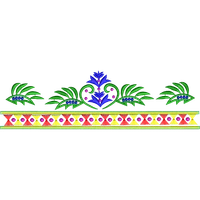 Blouse Design No :MSM - 961 - Simple Border, U Shape