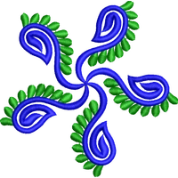 Blouse Design No :MSM - 962 - Butta, U Shape