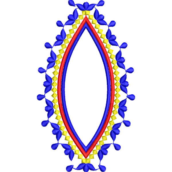 Blouse Design No :MSM - 968 - Butta, Boat Neck