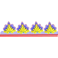 Blouse Design No :MSM - 974 - Simple Border, U Shape