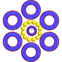 Blouse Design No :MSM - 975 - Butta, U Shape