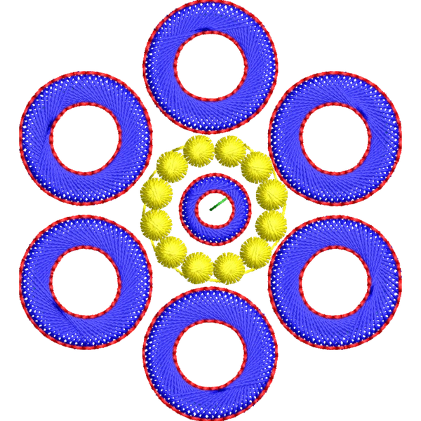 Blouse Design No :MSM - 975 - Butta, U Shape