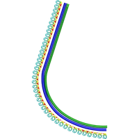 Blouse Design No :MSM - 977 - Butta, U Shape
