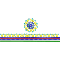 Blouse Design No :MSM - 984 - Border With Butta, U Shape