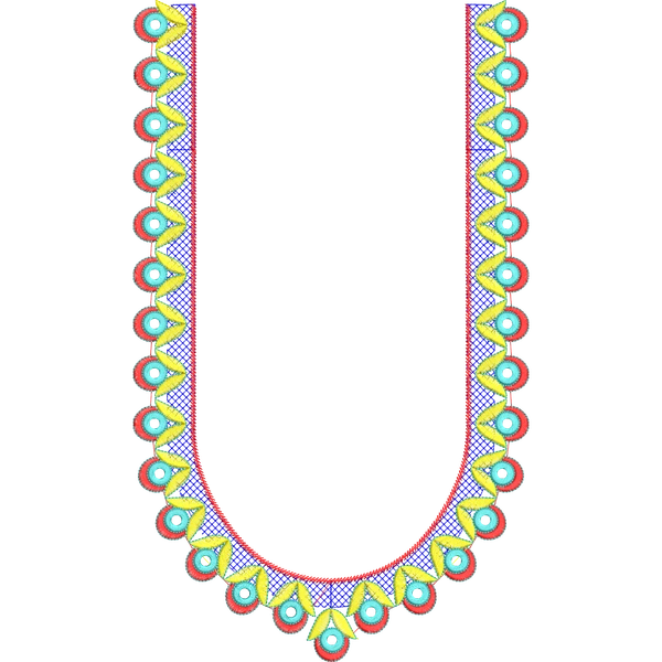 Blouse Design No :MSM - 986 - Butta, U Shape