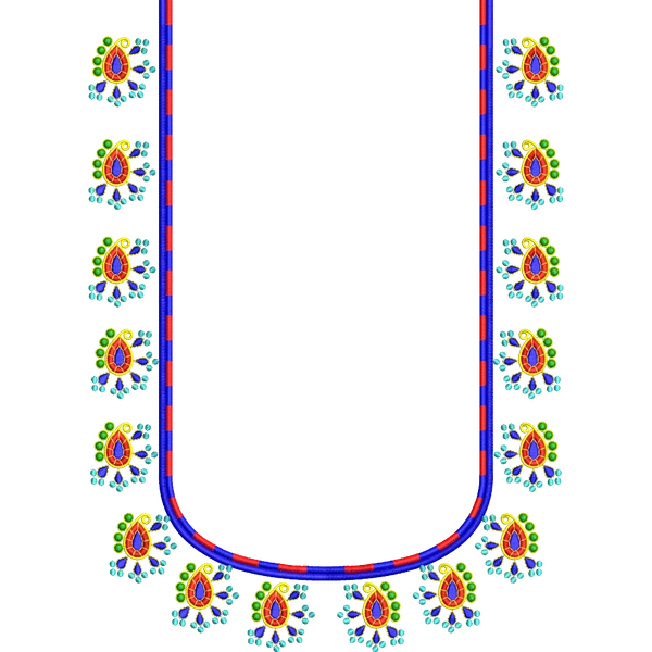 Blouse Design No :MSM - 997 - Full Sleeve, U Shape