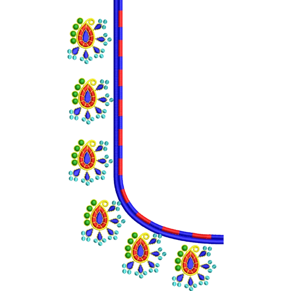 Blouse Design No :MSM - 997 - Full Sleeve, U Shape
