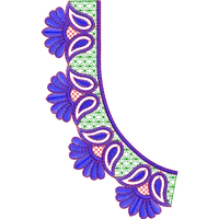 Blouse Design No : MSM-110 - Simple Border, U Shape