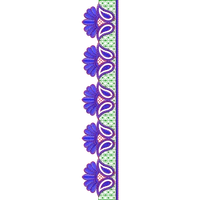 Blouse Design No : MSM-110 - Simple Border, U Shape
