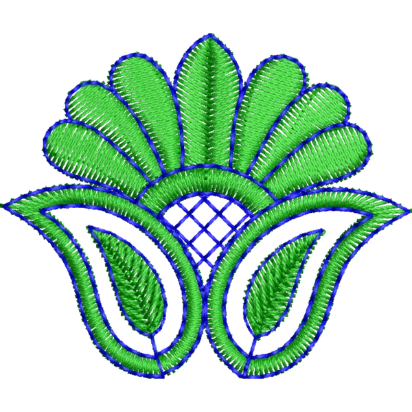 Blouse Design No : MSM-110 - Simple Border, U Shape