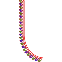 Blouse Design No : MSM-119 - Simple Border, U Shape