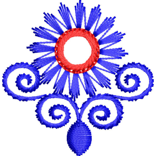 Blouse Design No : MSM-111 - Simple Border, U Shape