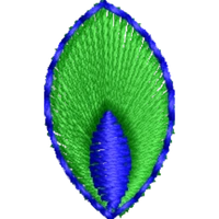 Blouse Design No : MSM-109 - Simple Border, U Shape