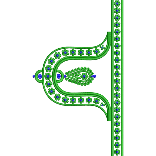 Blouse Design No :MSM - 127 - Full Sleeve, U Shape