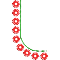 Blouse Design No :MSM - 129 - U Shape, Simple Border