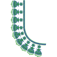 Blouse Design No :MSM - 135 - U Shape, Simple Border