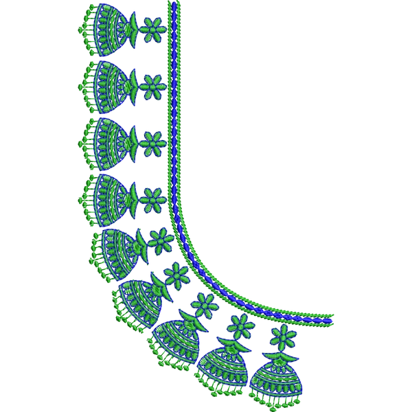 Blouse Design No :MSM - 135 - U Shape, Simple Border