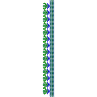 Blouse Design No :MSM - 186 - Simple Border, U Shape