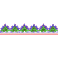 Blouse Design No :MSM - 198 - Simple Border, U Shape