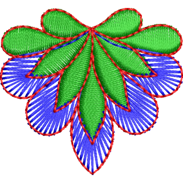 Blouse Design No :MSM - 198 - Simple Border, U Shape