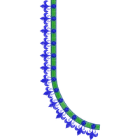 Blouse Design No :MSM - 204 - Simple Border, U Shape