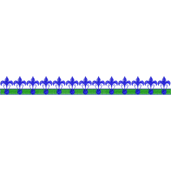 Blouse Design No :MSM - 204 - Simple Border, U Shape