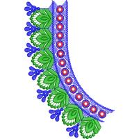 Blouse Design No :MSM - 220 - Simple Border, U Shape