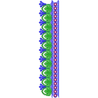 Blouse Design No :MSM - 220 - Simple Border, U Shape