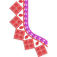 Blouse Design No :MSM - 228 - Simple Border, U Shape