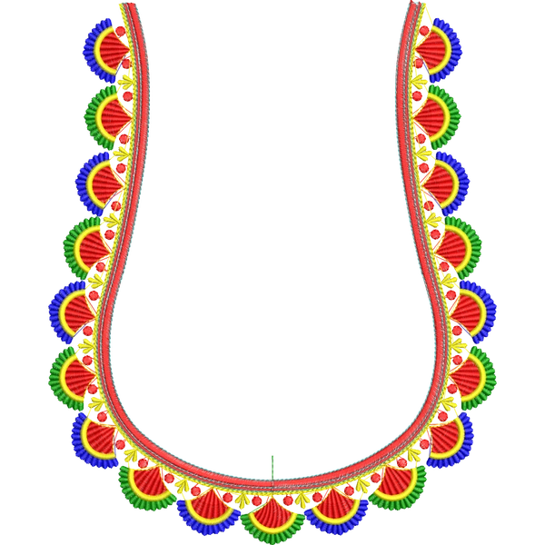 Blouse Design No :MSM - 232 - Full Sleeve, U Shape