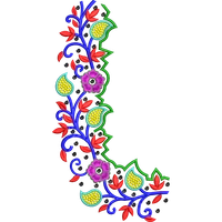 Blouse Design No :MSM - 243 - U Shape, Simple Border