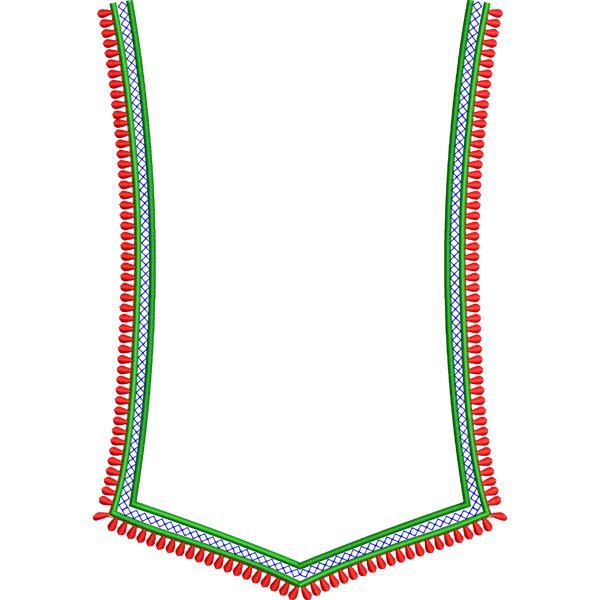 Blouse Design No :MSM - 280 - Simple Border