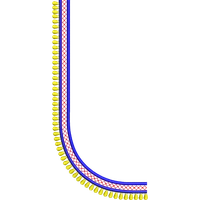 Blouse Design No :MSM - 280 - Simple Border