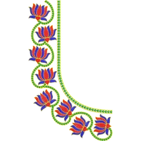 Blouse Design No :MSM - 322 - U Shape, Simple Border