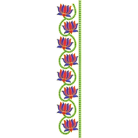 Blouse Design No :MSM - 322 - U Shape, Simple Border