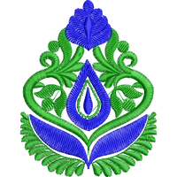 Blouse Design No :MSM - 349 - Simple Border, U Shape