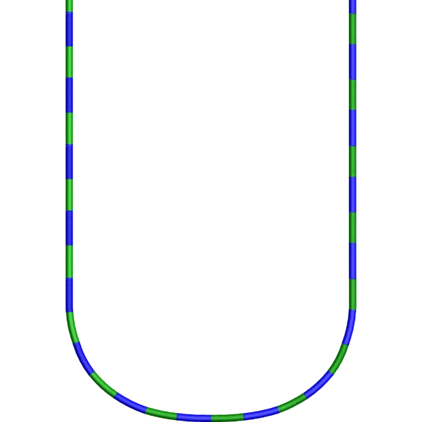 Blouse Design No :MSM - 376 - U Shape, Simple Border