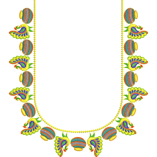 Blouse Design No :MSM - 388 - U Shape, Simple Border