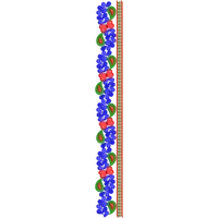 Blouse Design No :MSM - 391 - Simple Border, U Shape