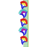 Blouse Design No :MSM - 413 - Simple Border, U Shape