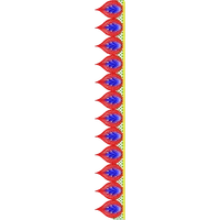 Blouse Design No :MSM - 417 - Simple Border, U Shape