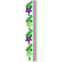 Blouse Design No :MSM - 446 - Simple Border, U Shape