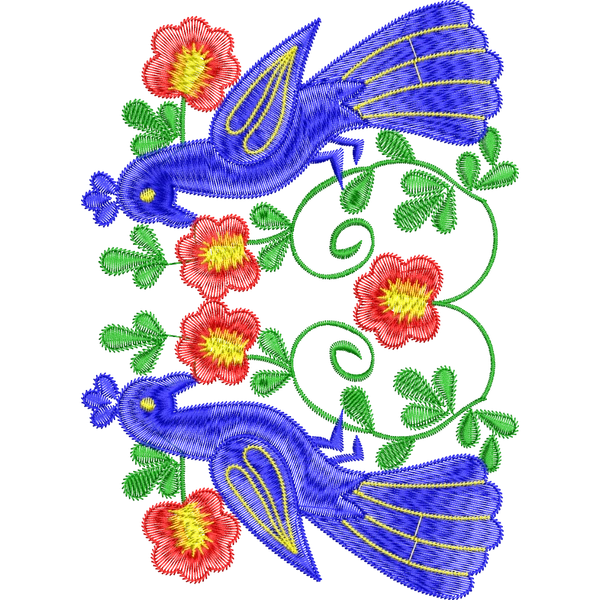 Blouse Design No :MSM - 477 - Simple Border, U Shape