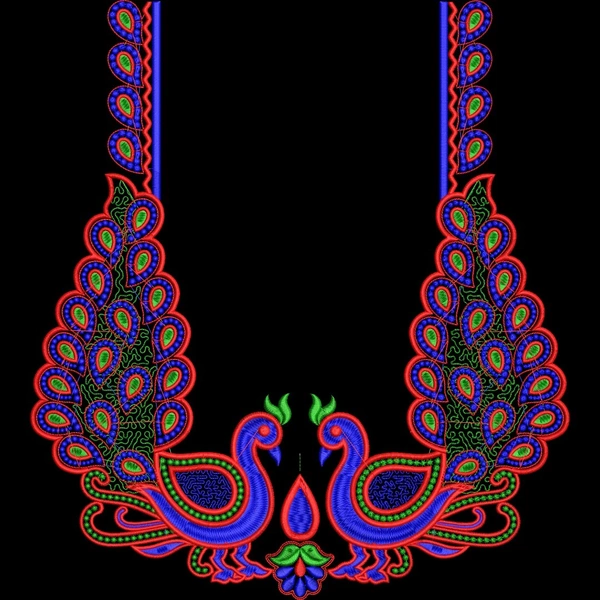 Blouse Design No MSM-055 - Full Sleeve, U Shape