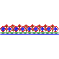 Blouse Design No MSM-057 - U Shape, Simple Border