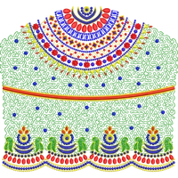 Blouse Design No MSM-048/2 - Full Sleeve, U Shape