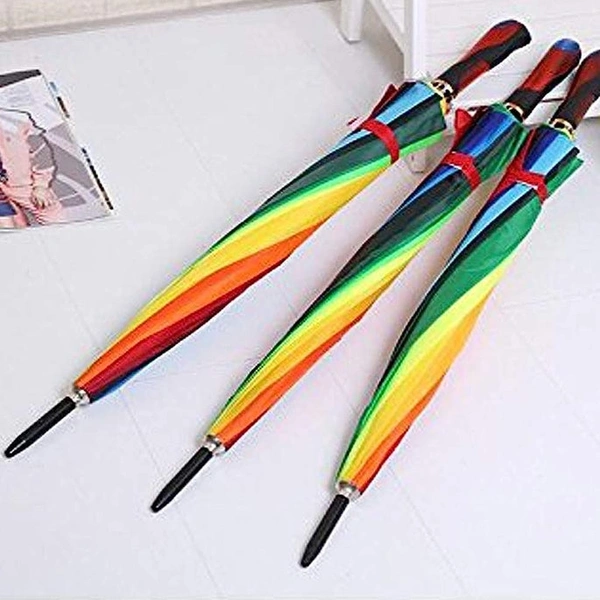 RSDD9105 RAINBOW UMBRELLA FOR MEN & WOMEN (MULTICOLOR)