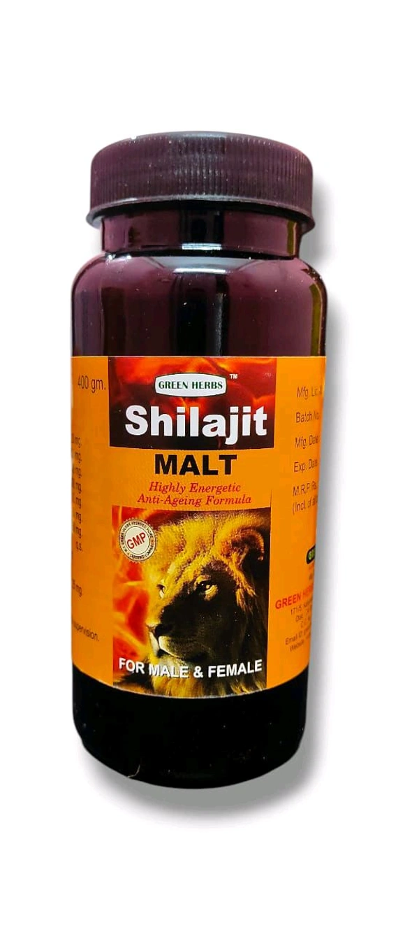 Shilajit Malt Green Herbs - 400 Gram