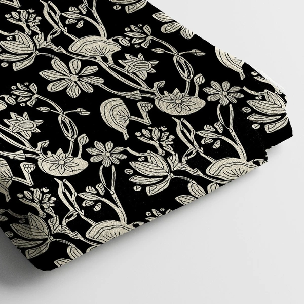 Arihant Creations Poly Cotton Digital Printed Fabric, 44 Inches, Soft & Lightweight - Poly Cotton